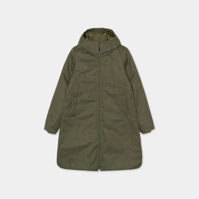 Hoodet Coat - army