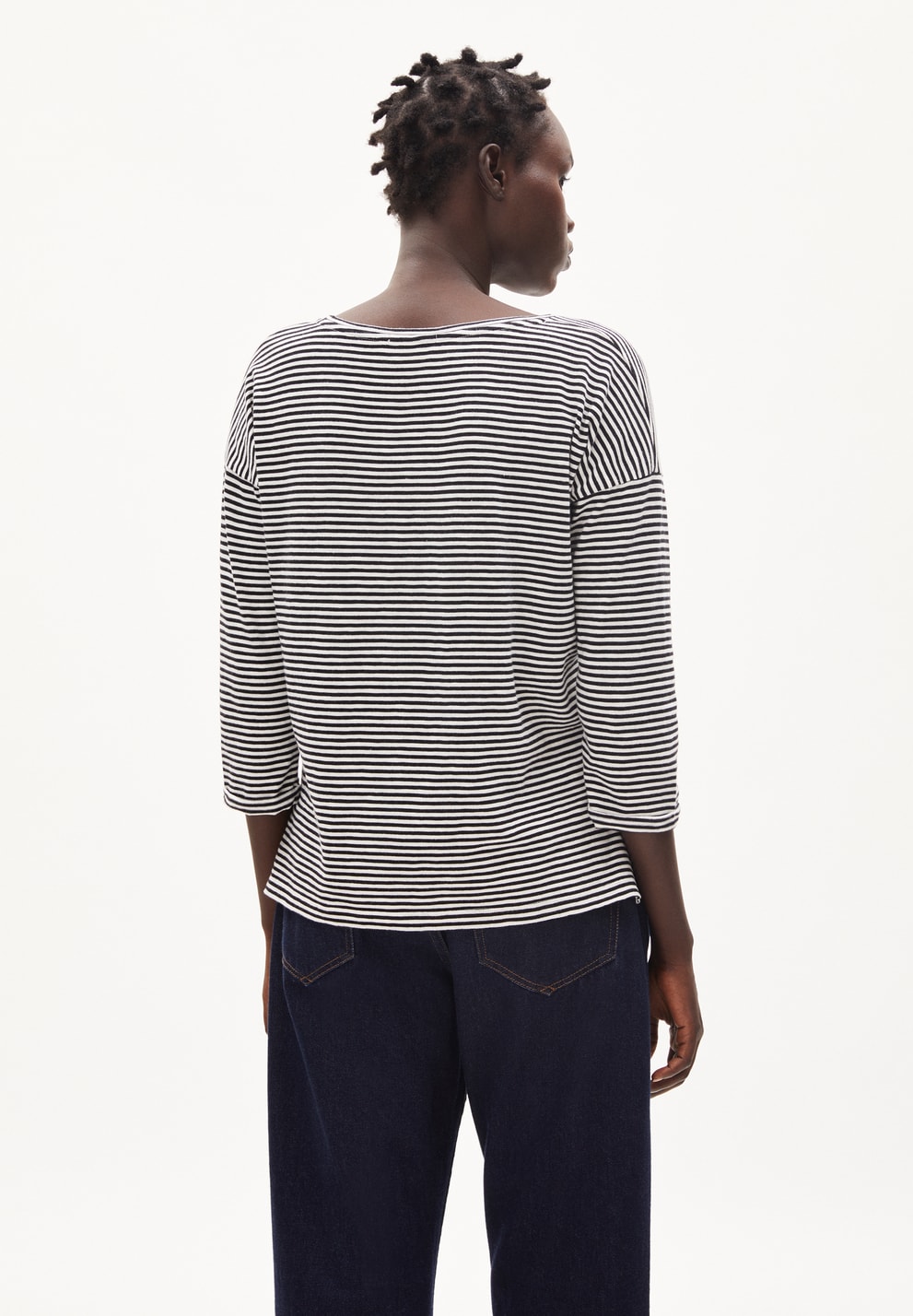 SIANAA lovely stripes - black/oatmilk