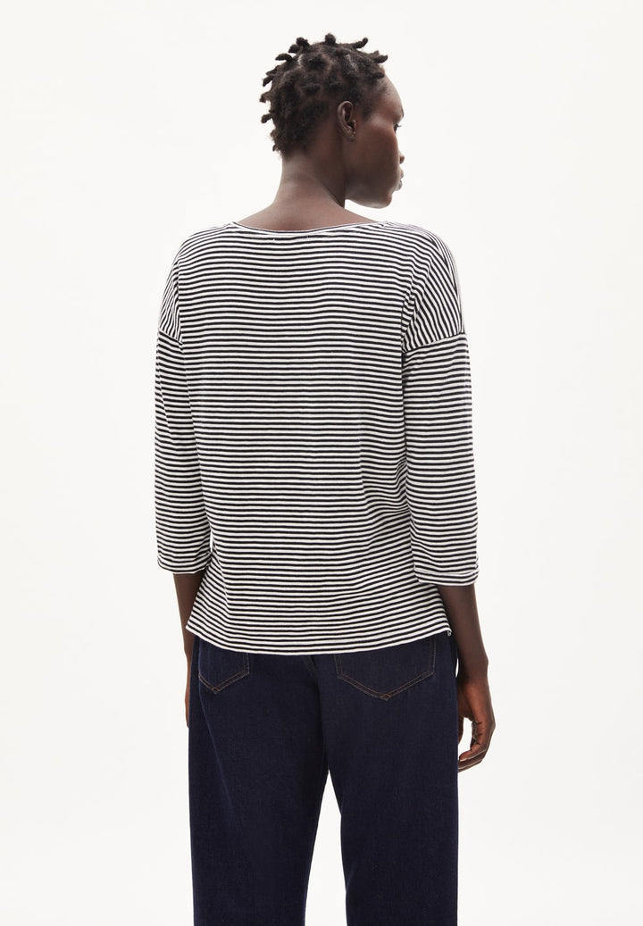 SIANAA lovely stripes - black/oatmilk