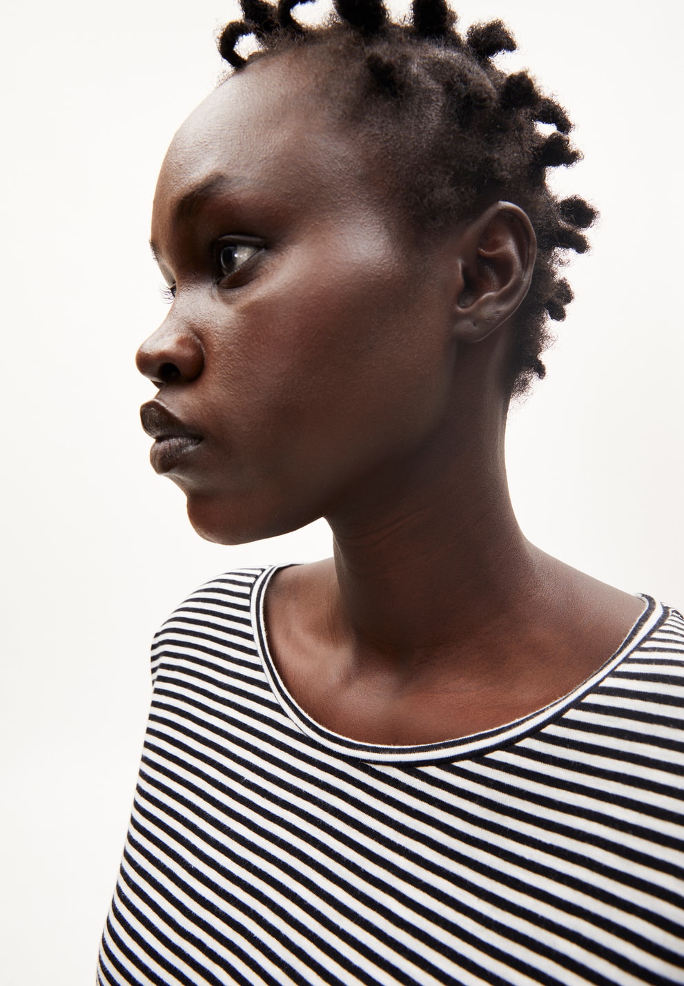 SIANAA lovely stripes - black/oatmilk