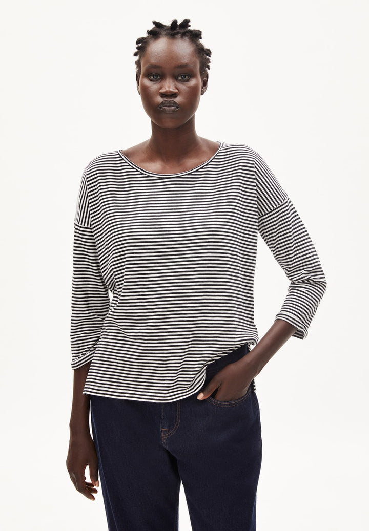 SIANAA lovely stripes - black/oatmilk