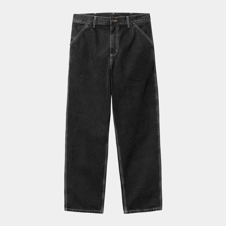 Simple Pant 100 % Cotton Black stone washed