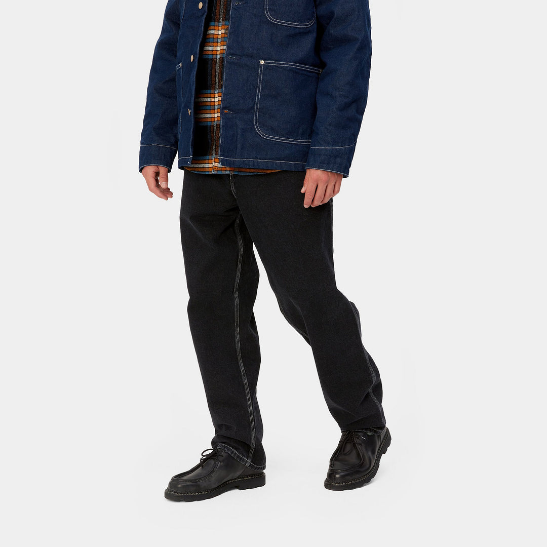 Simple Pant 100 % Cotton Black stone washed