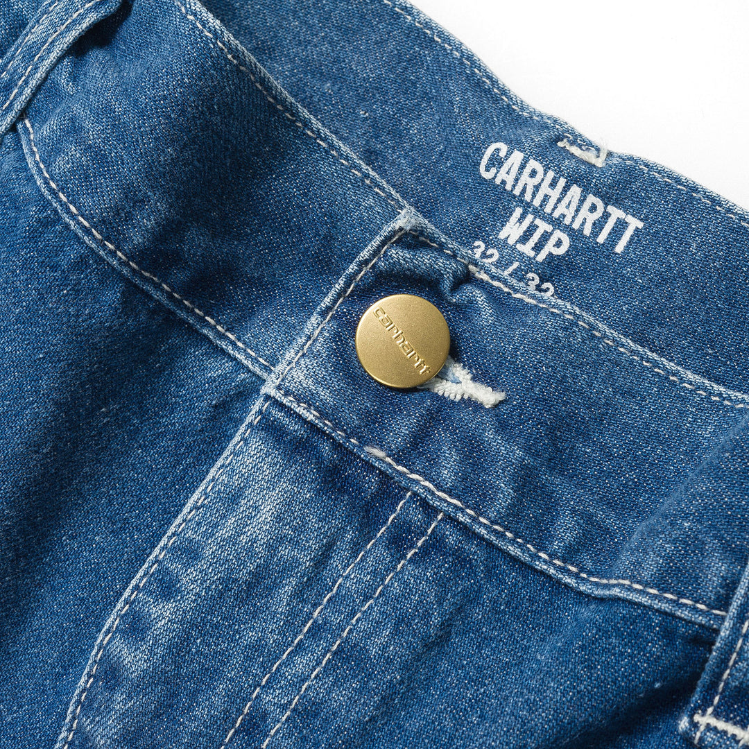 Simple Pant 100 %-  Cotton Blue stone washed L32