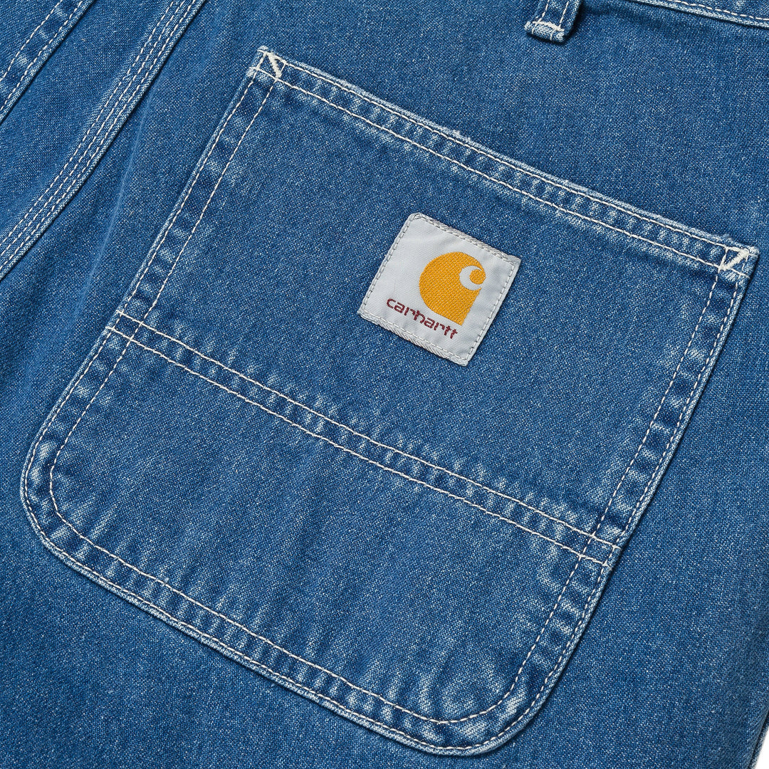 Simple Pant 100 %-  Cotton Blue stone washed L32
