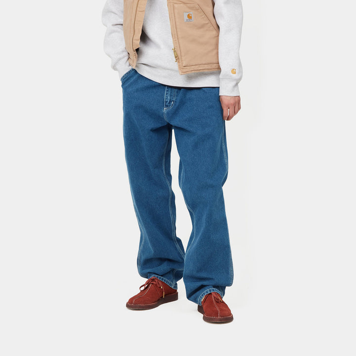 Simple Pant 100 %-  Cotton Blue stone washed L32