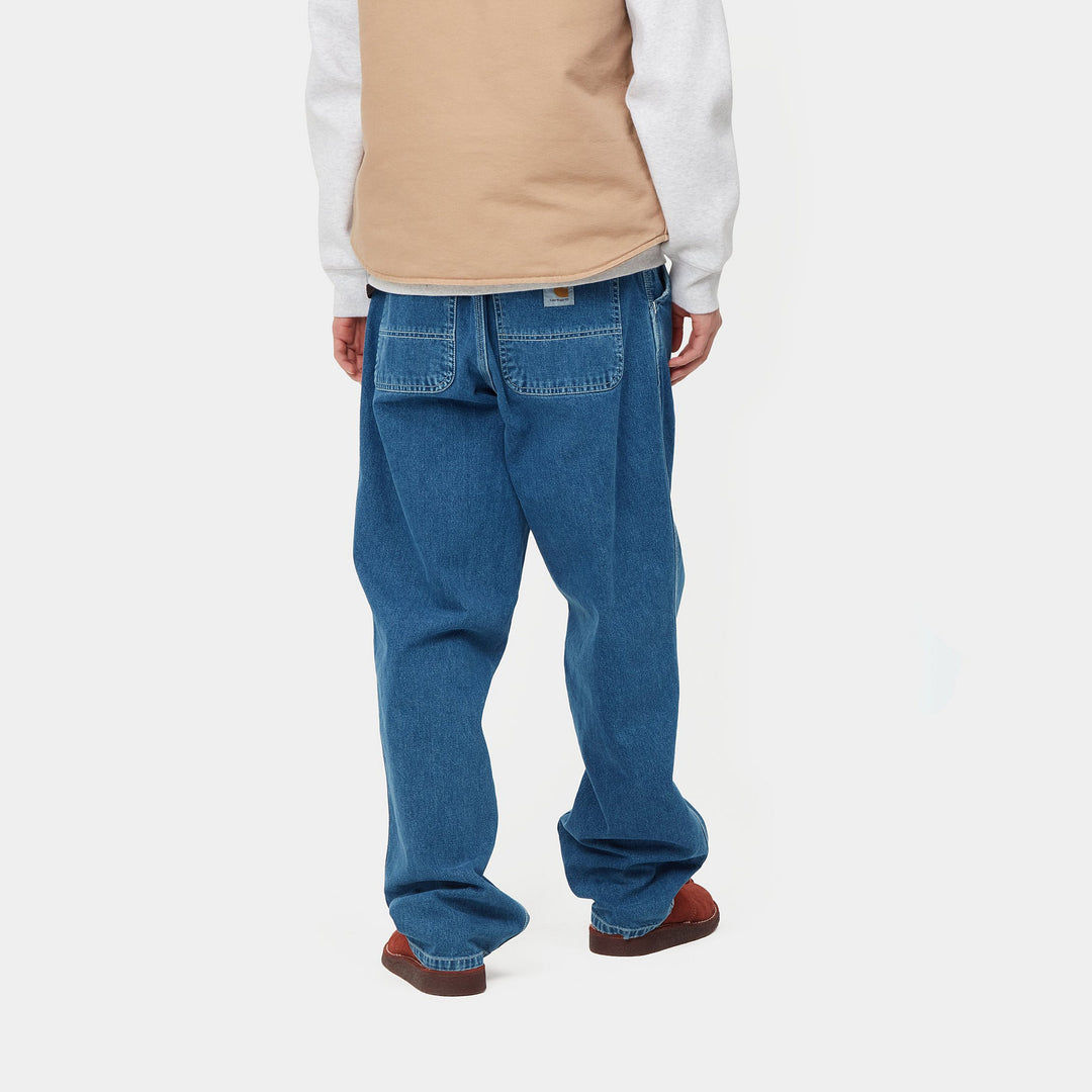 Simple Pant 100 %-  Cotton Blue stone washed L32