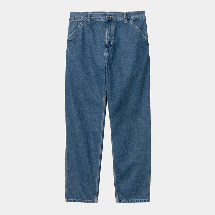 Simple Pant 100 %-  Cotton Blue stone washed L32