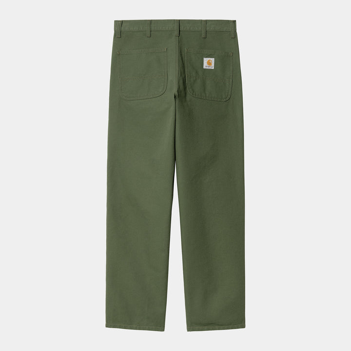 Simple Pant 100 % Organic Cotton Tarragon rinsed L32
