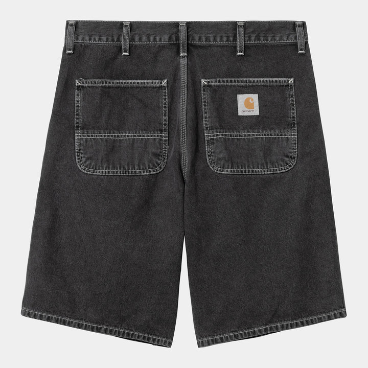 Simple Short 100 % Cotton Black stone washed