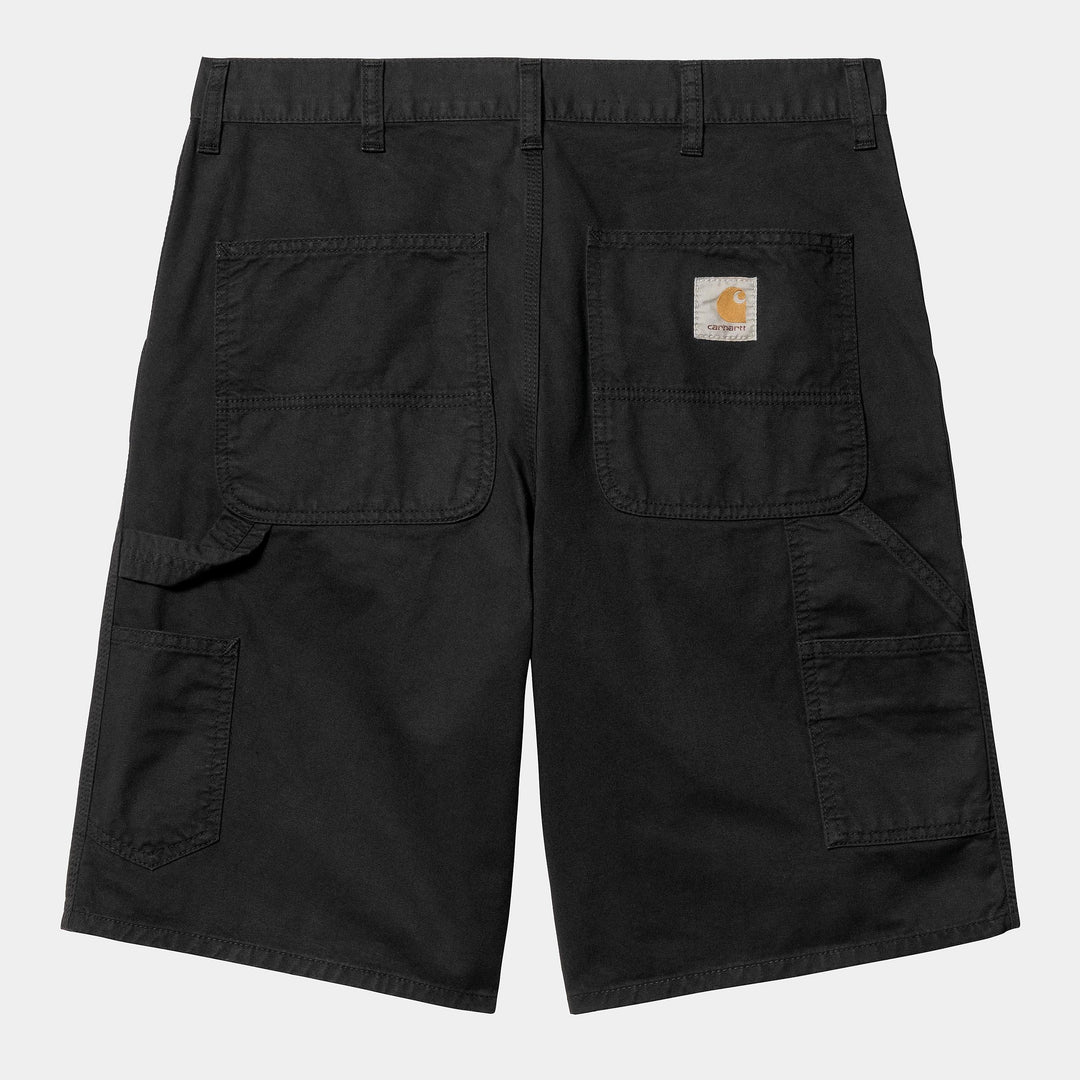 Landon Short 100 % Cotton Black garment dyed no length