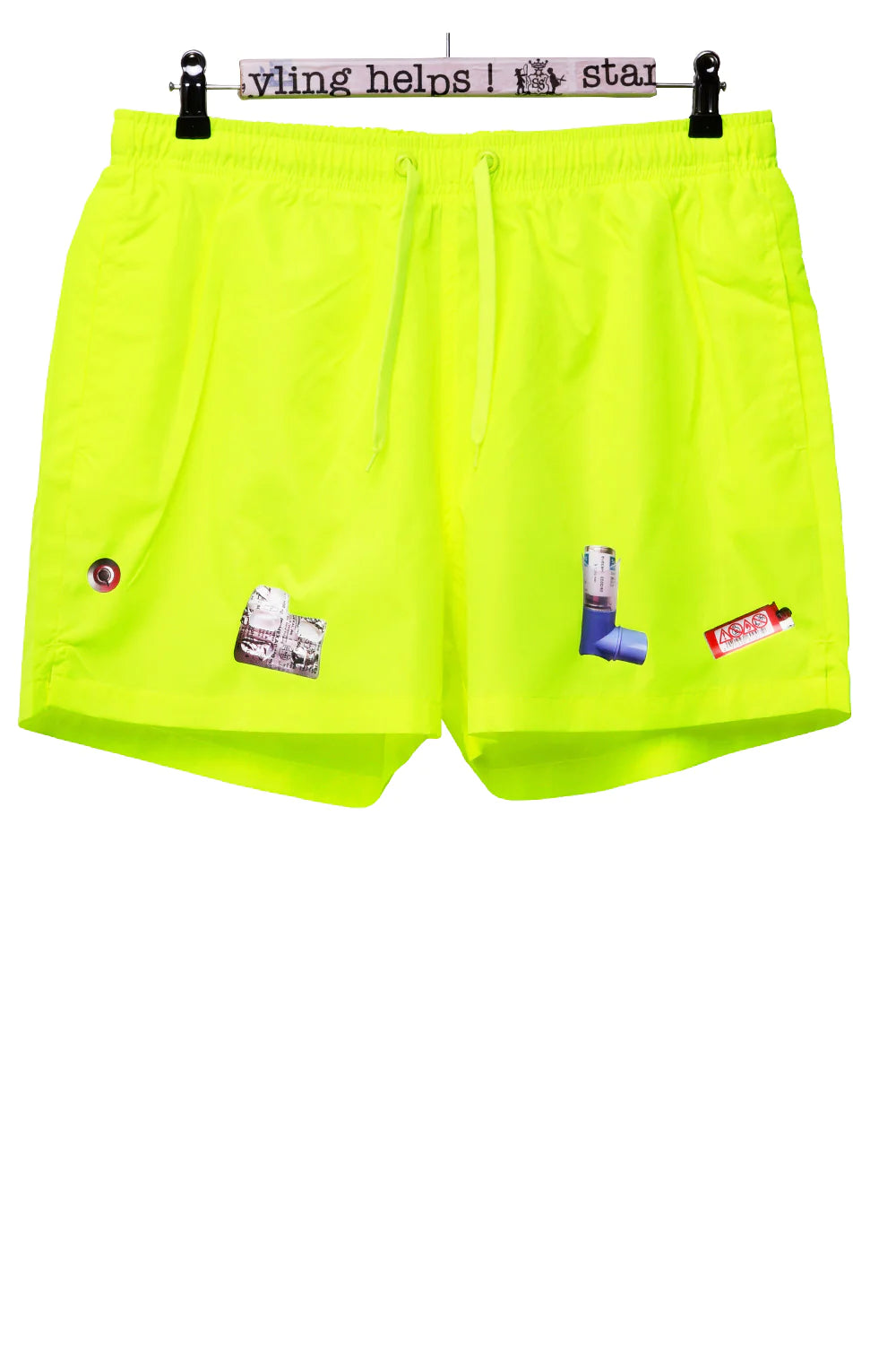 SHORTS THINGS NEON YELLOW