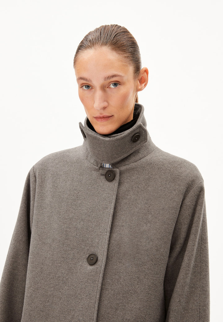 Vaanoise wool - dark caramel melange