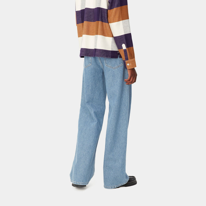 W' Jane Pant - blue heavy stone wash