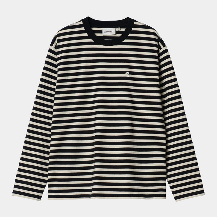 W' L/S Seidler T-Shirt - brown