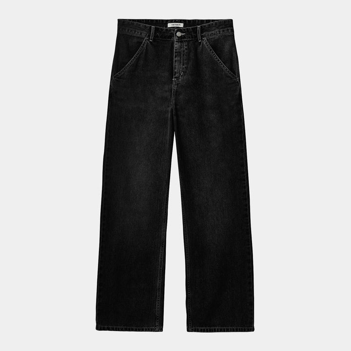 W´ Simple Pant  - black stones washed