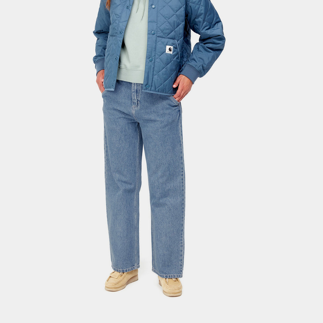 W´ Simple Pant  - blue heavy stonewashed