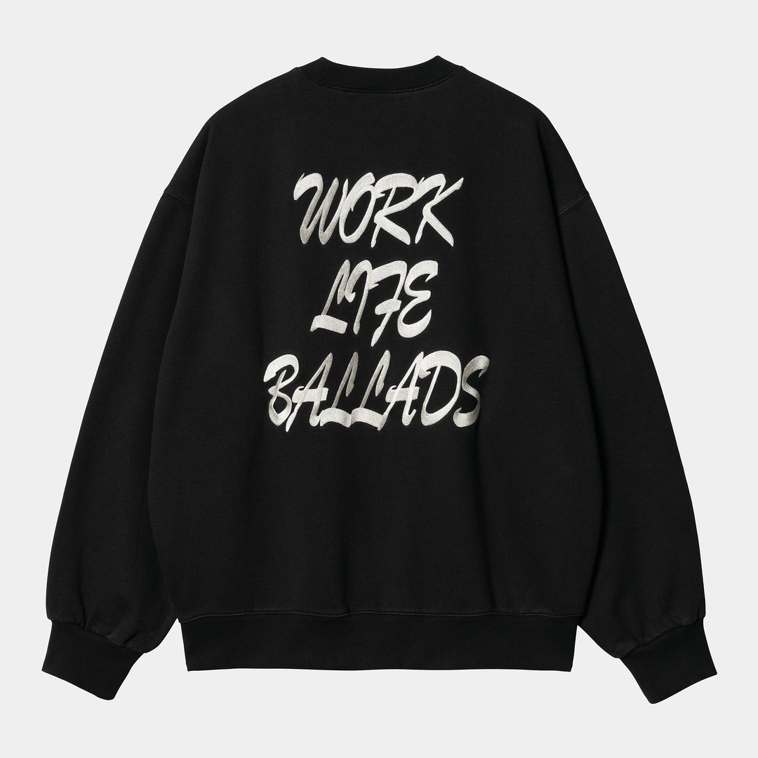 Work Varsity Sweat - black