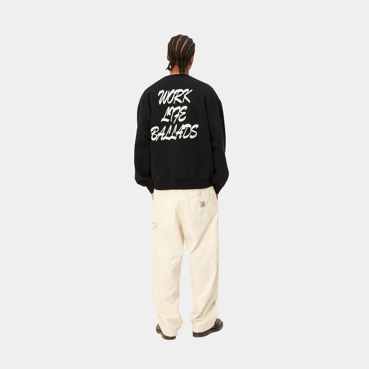 Work Varsity Sweat - black