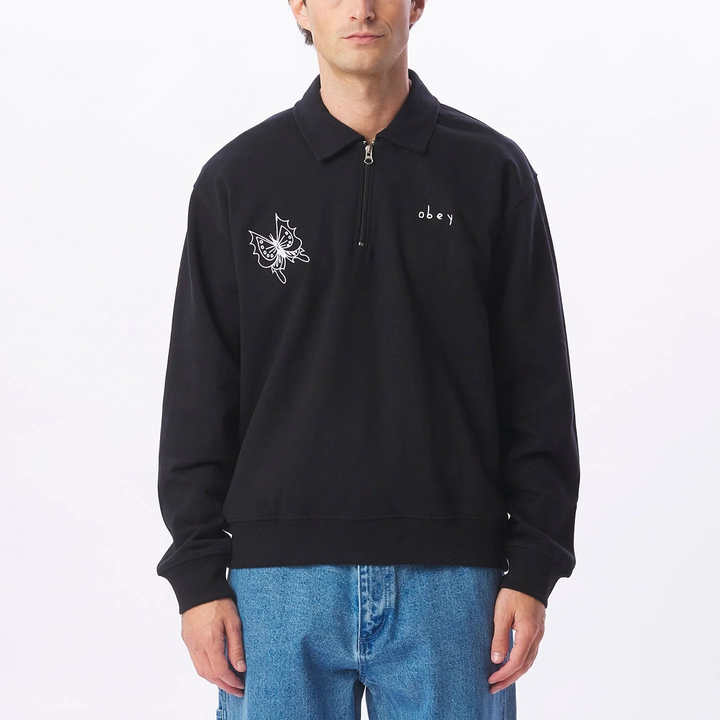 Fora Polo Sweatshirt - black