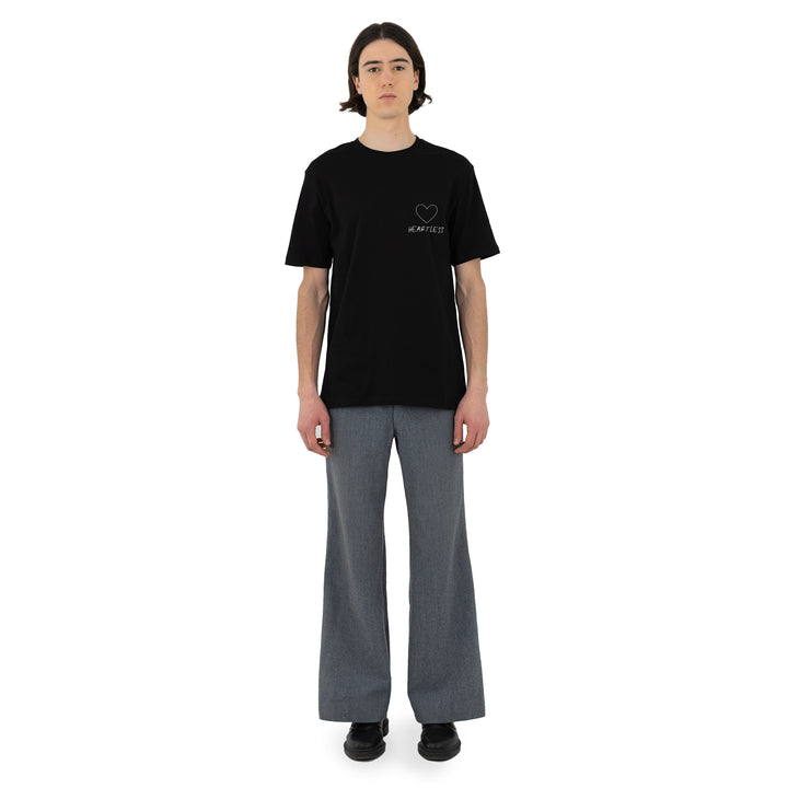 T-Shirt "heartless" - black
