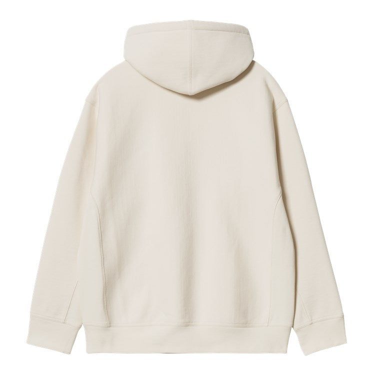 Hooded American Script Sweat - natural