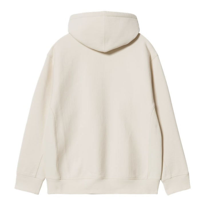 Hooded American Script Sweat - natural