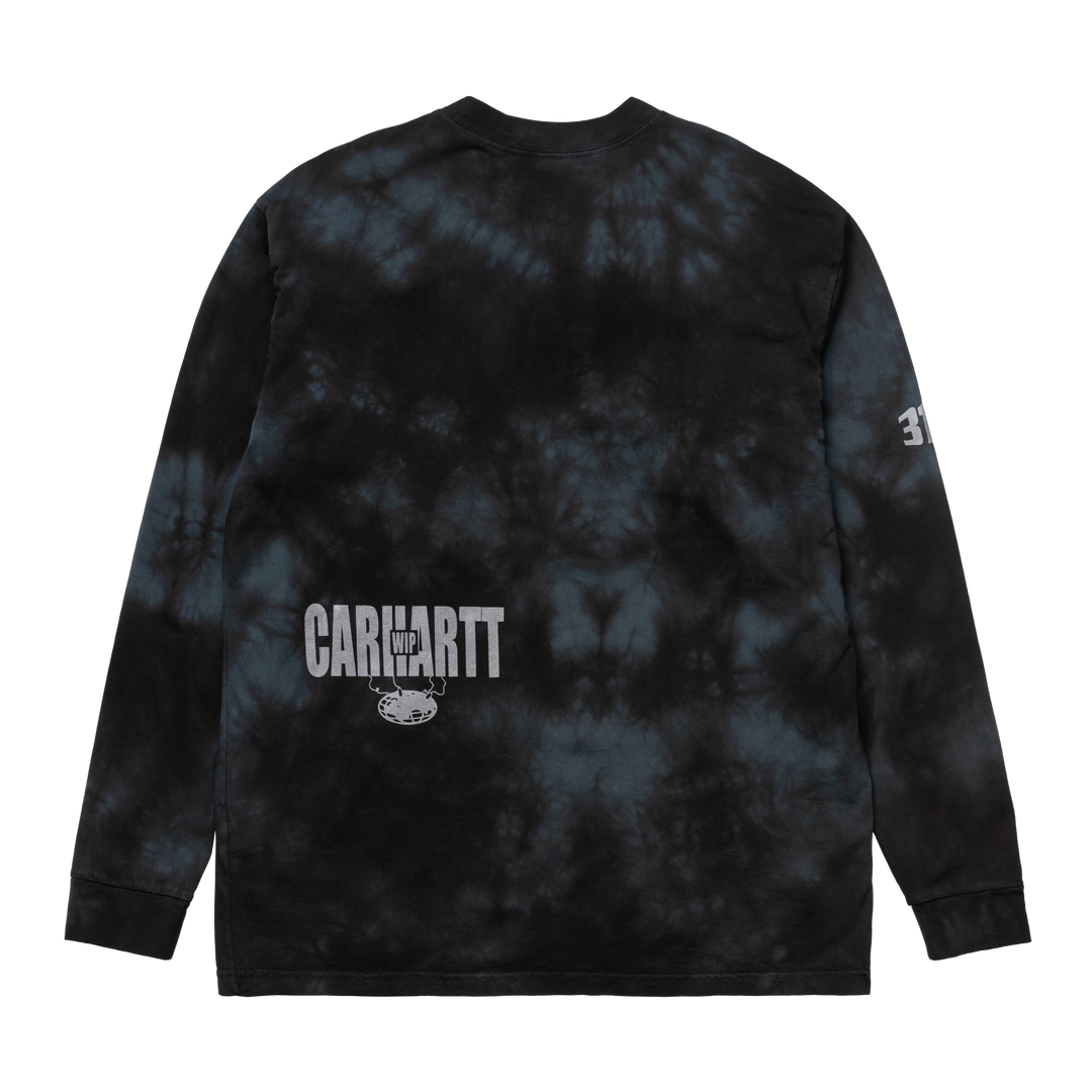 L/S Tab - chrome black/white