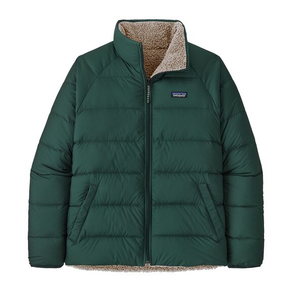 M's Reversible Silent Down Fleece Jacket - green