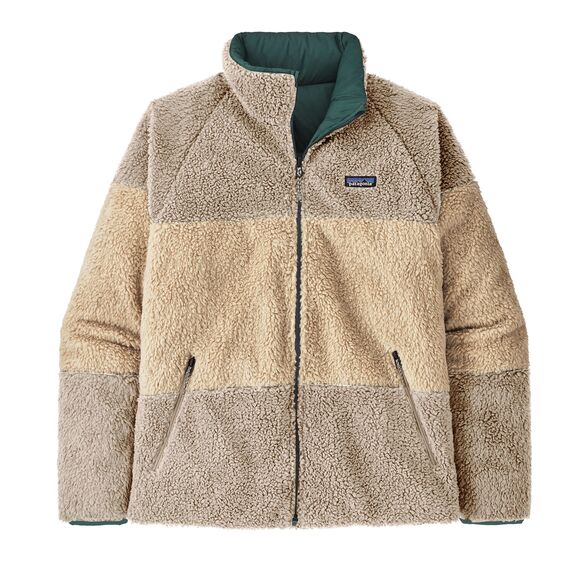 M's Reversible Silent Down Fleece Jacket - green