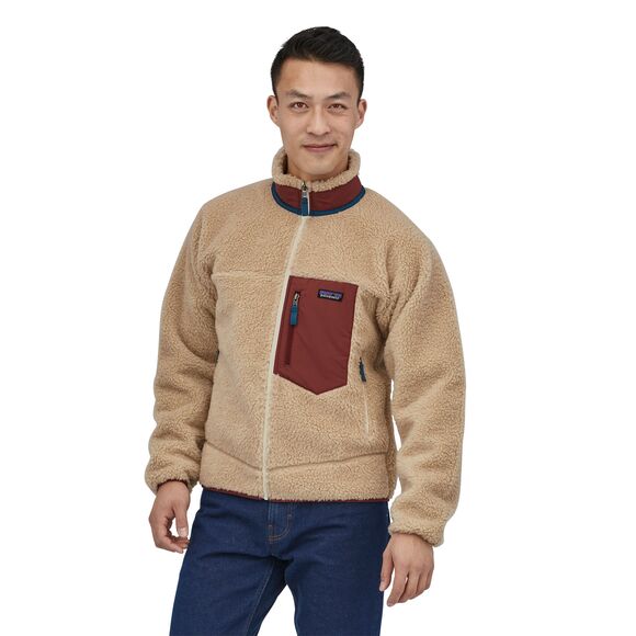 M's Classic Retro-X® Fleece Jacket - Dark Natural/Sequoia Red