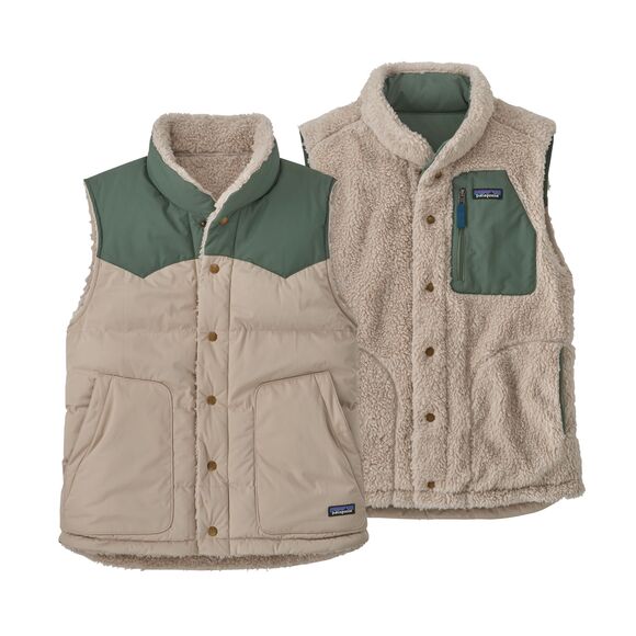 M's Reversible Bivy Down Vest - Oar Tan