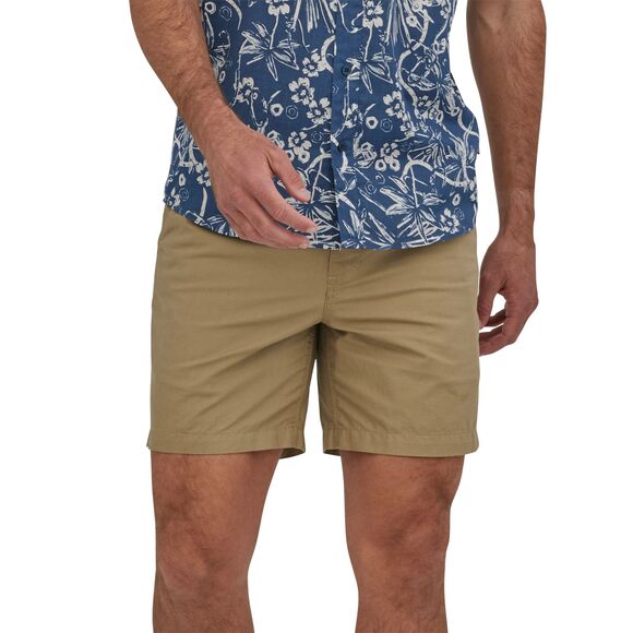 M's Lightweight All-Wear Hemp Shorts 6" - khaki