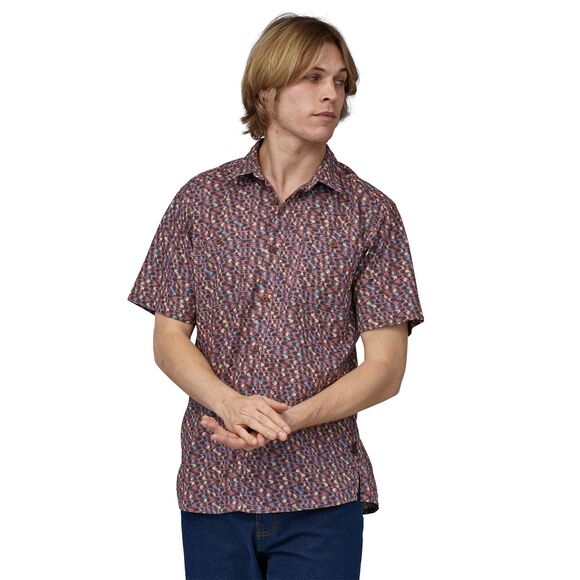 M's Back Step Shirt - mauve
