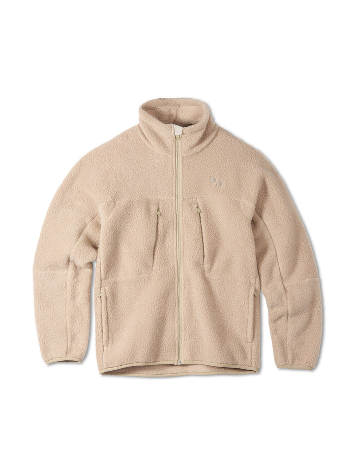 Fleece Jacket - caramel khaki