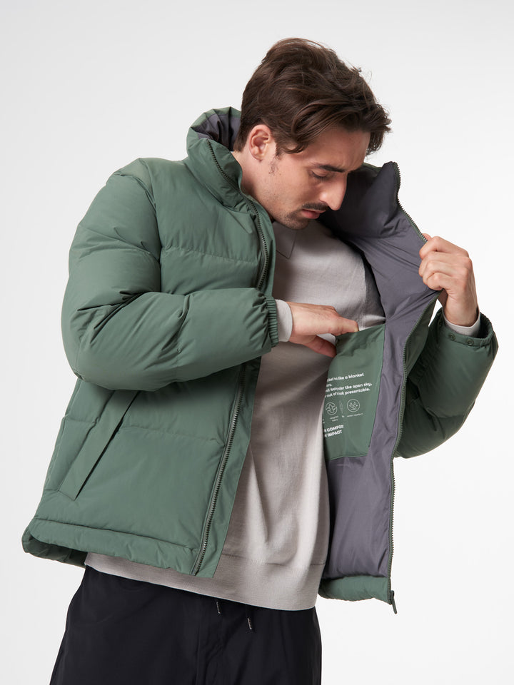 Puffer Jacket Unisex - olive