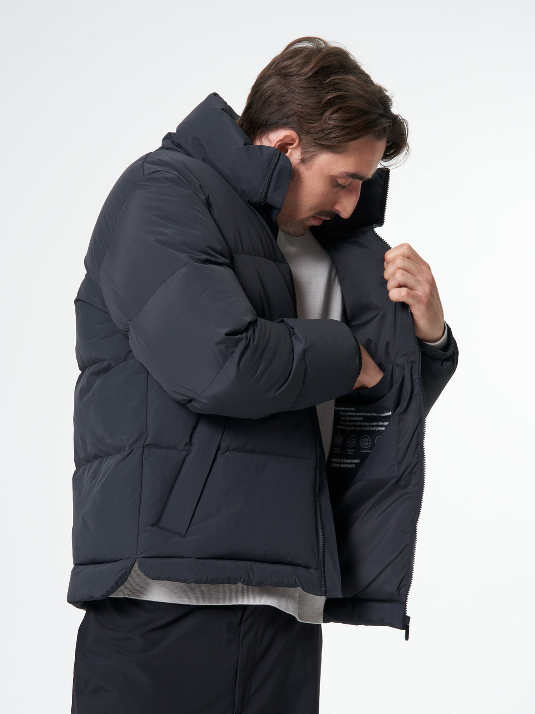 Puffer Jacket Unisex - black