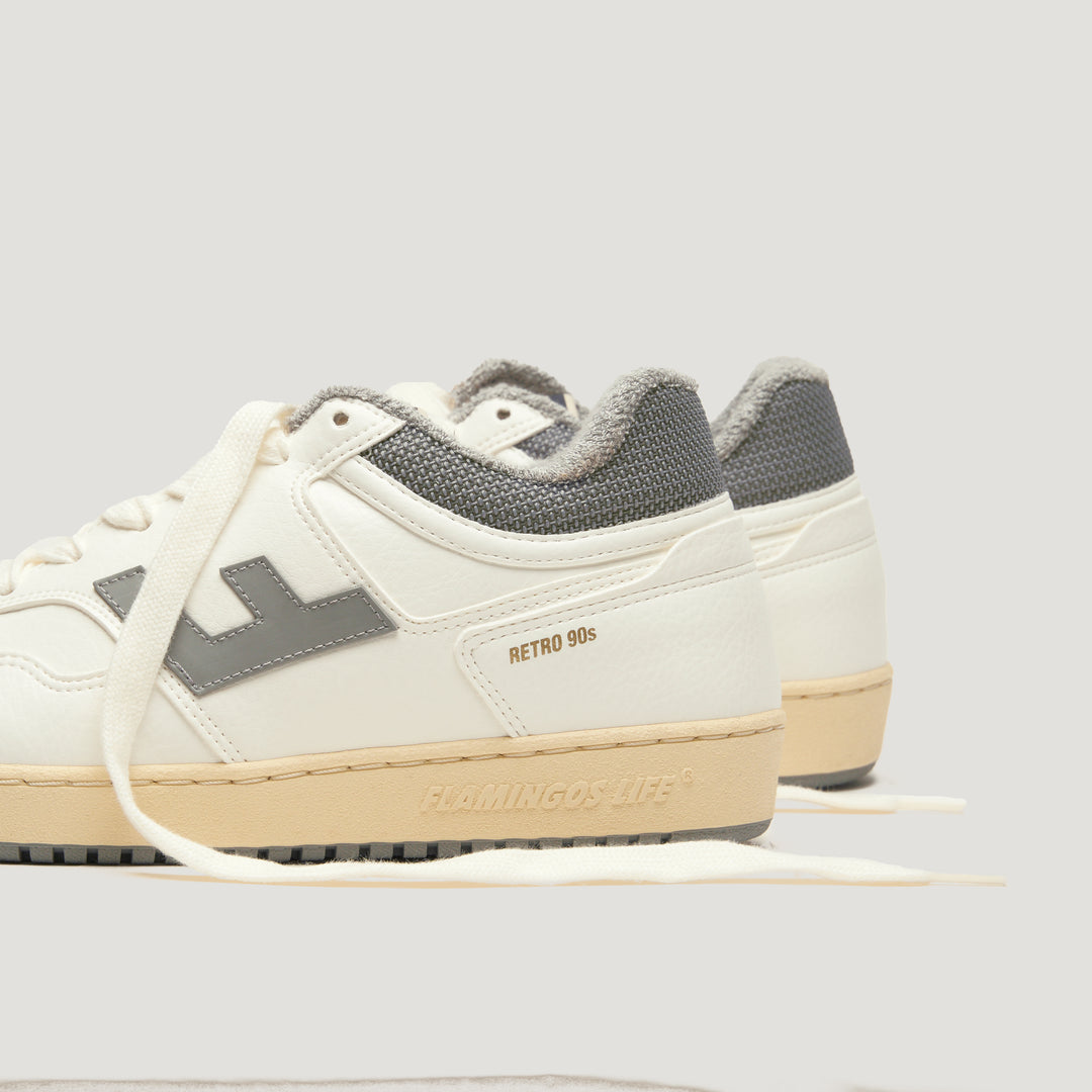 RETRO 90s - white stone/vanilla