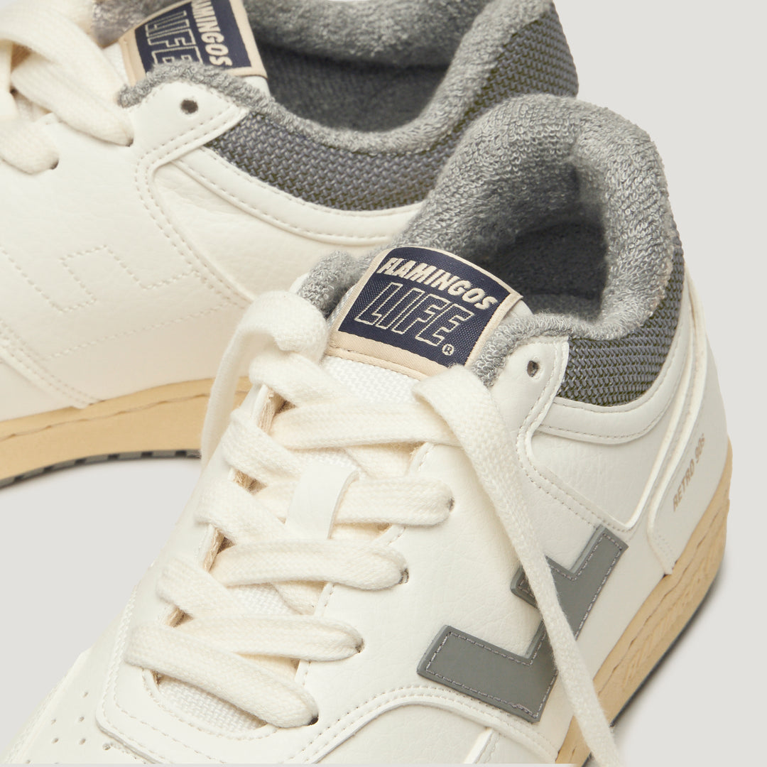 RETRO 90s - white stone/vanilla