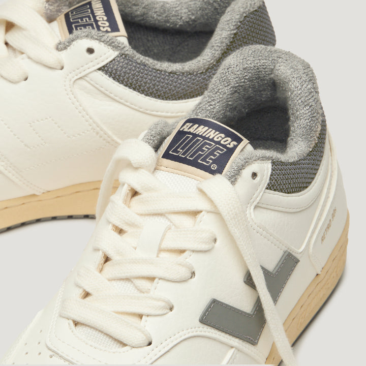 RETRO 90s - white stone/vanilla