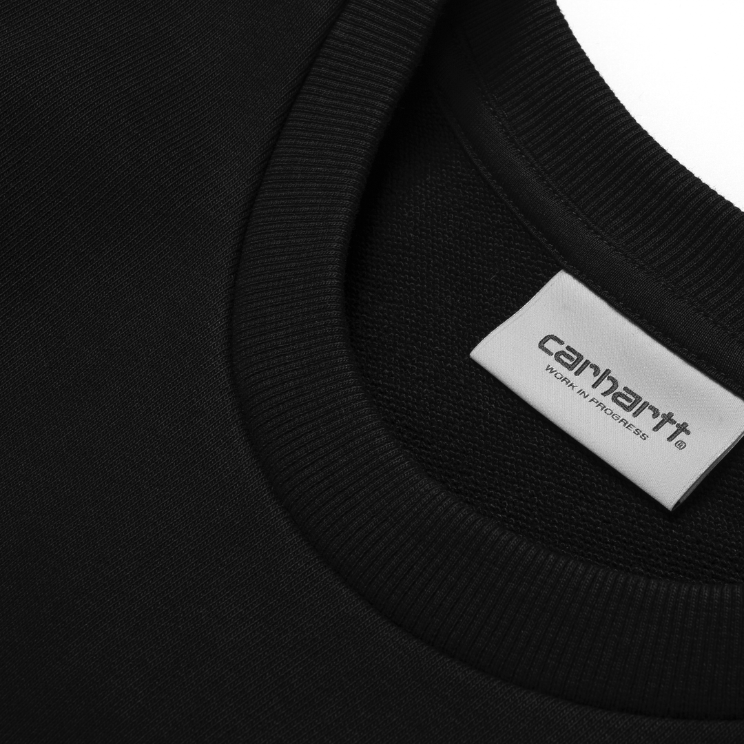 Script Embroidery Sweat - black/white