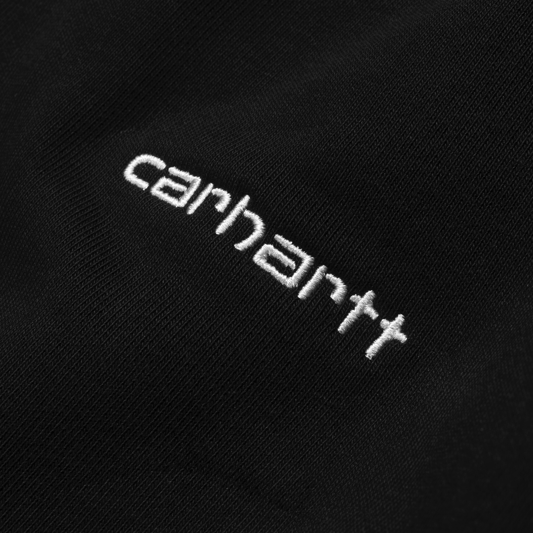 Script Embroidery Sweat - black/white