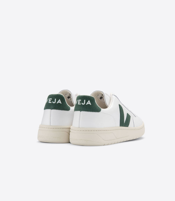 V-12 Leather - extra white/cypress