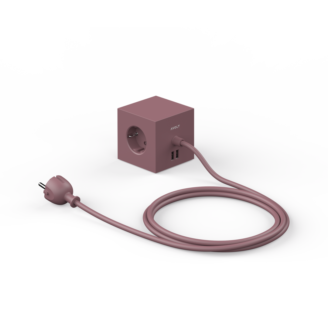 Square 1 USB Version - Rusty Red