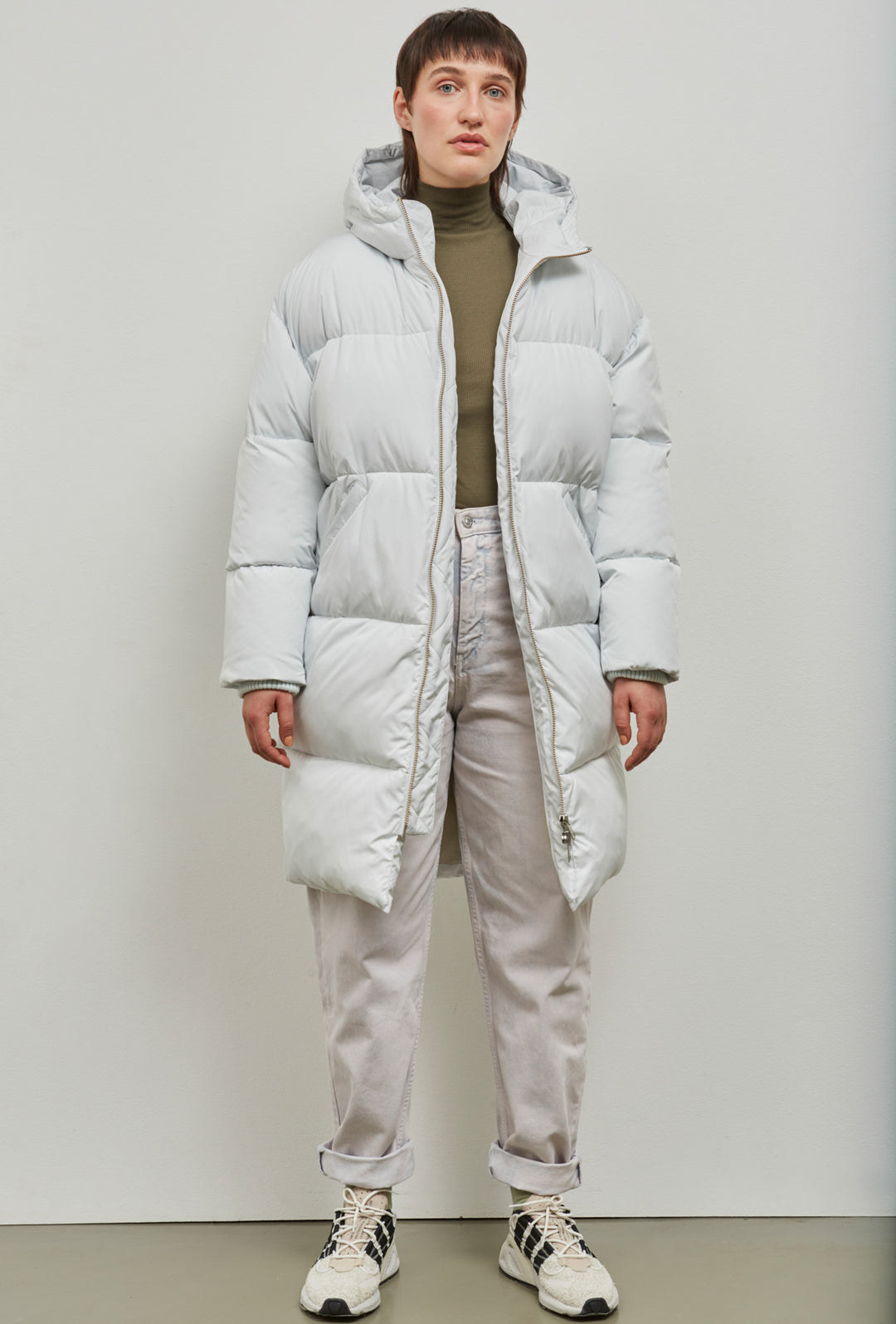 Elphin Puffer Coat - off white