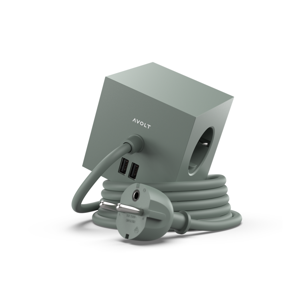 Square 1 USB Version - Oak Green