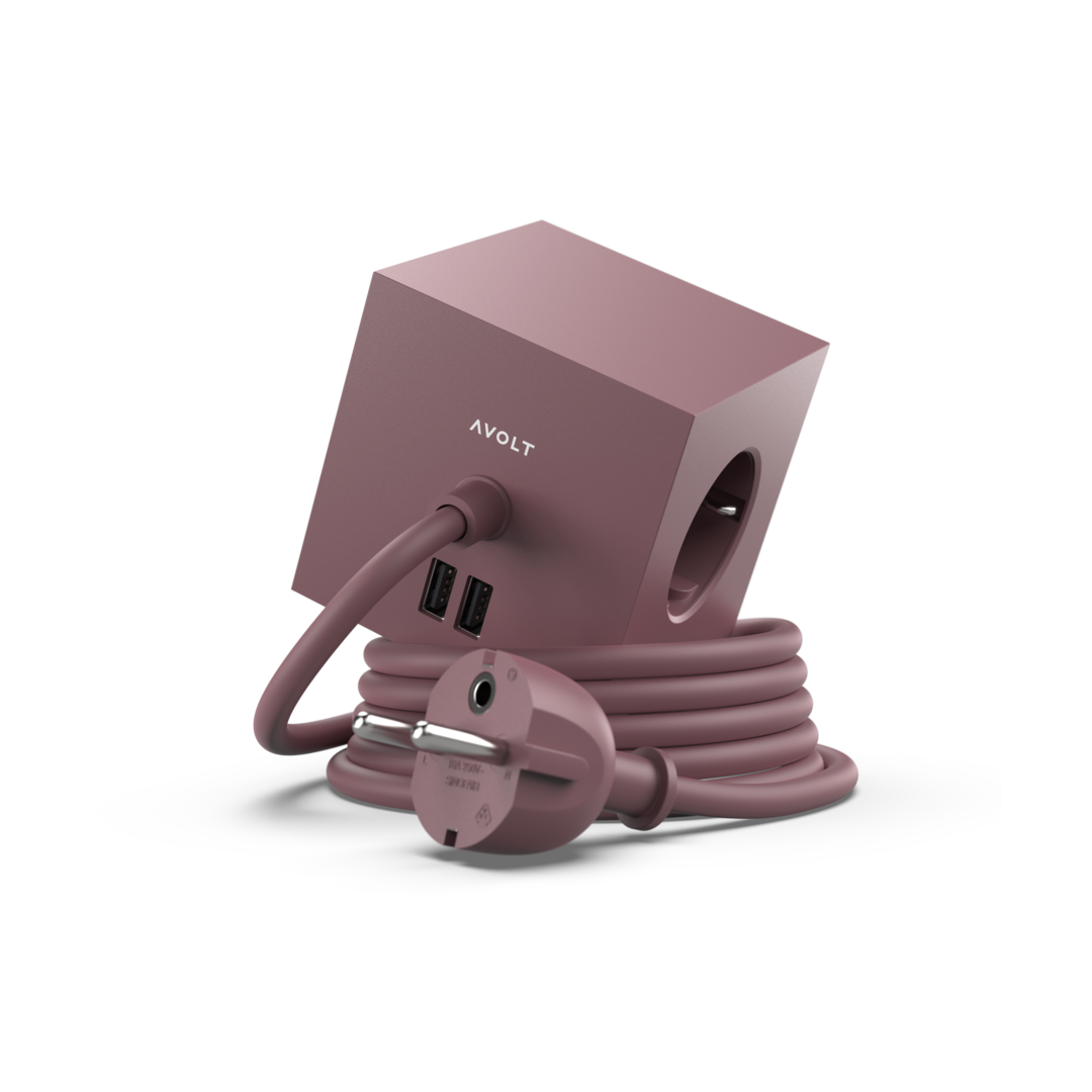 Square 1 USB Version - Rusty Red