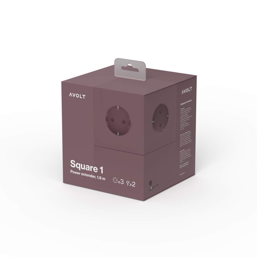 Square 1 USB Version - Rusty Red