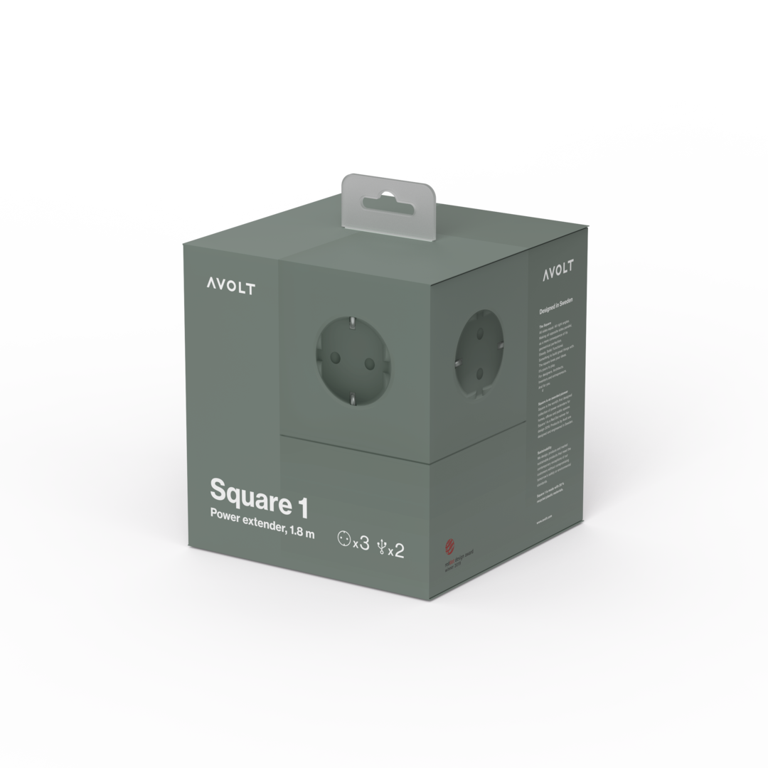 Square 1 USB Version - Oak Green